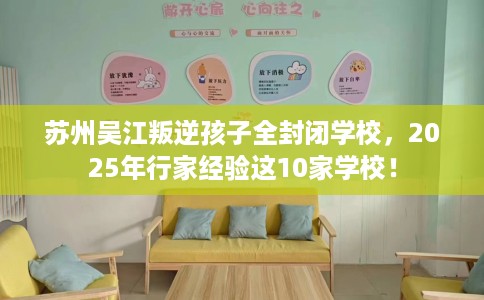 苏州吴江叛逆孩子全封闭学校，2025年行家经验这10家学校！