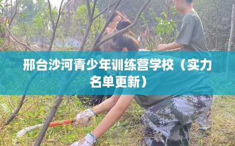 邢台沙河青少年训练营学校（实力名单更新）