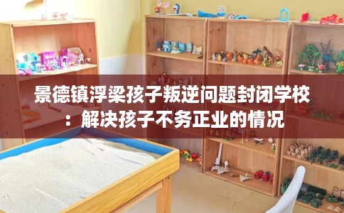 景德镇浮梁孩子叛逆问题封闭学校：解决孩子不务正业的情况