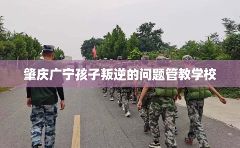 肇庆广宁孩子叛逆的问题管教学校