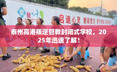 泰州高港叛逆管教封闭式学校，2025年迅速了解！