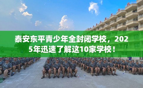 泰安东平青少年全封闭学校，2025年迅速了解这10家学校！