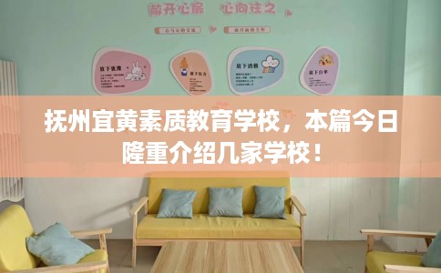 抚州宜黄素质教育学校，本篇今日隆重介绍几家学校！