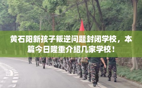 黄石阳新孩子叛逆问题封闭学校，本篇今日隆重介绍几家学校！