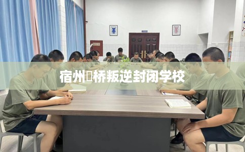宿州埇桥叛逆封闭学校