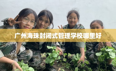 广州海珠封闭式管理学校哪里好