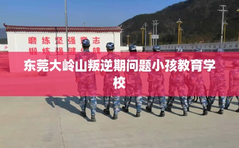 东莞大岭山叛逆期问题小孩教育学校