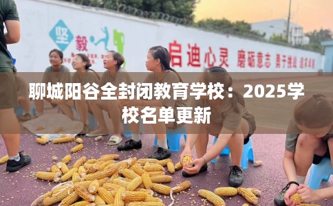 聊城阳谷全封闭教育学校：2025学校名单更新