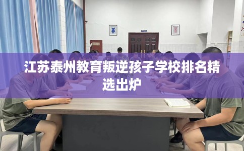 江苏泰州教育叛逆孩子学校排名精选出炉 江苏泰州教育叛逆孩子学校排名精选出炉
