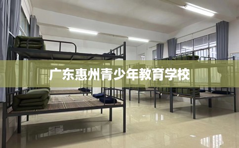 广东惠州青少年教育学校