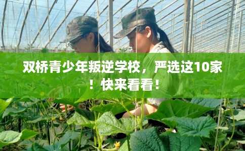 双桥青少年叛逆学校，严选这10家！快来看看！