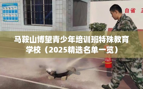 马鞍山博望青少年培训班特殊教育学校（2025精选名单一览）
