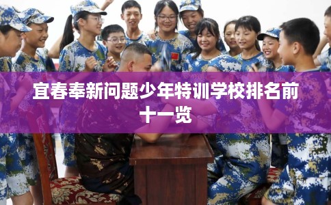 宜春奉新问题少年特训学校排名前十一览