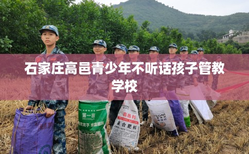 石家庄高邑青少年不听话孩子管教学校