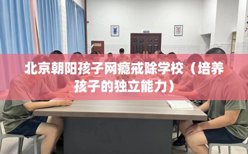 北京朝阳孩子网瘾戒除学校（培养孩子的独立能力）