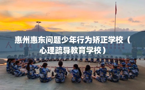 惠州惠东问题少年行为矫正学校（心理疏导教育学校）