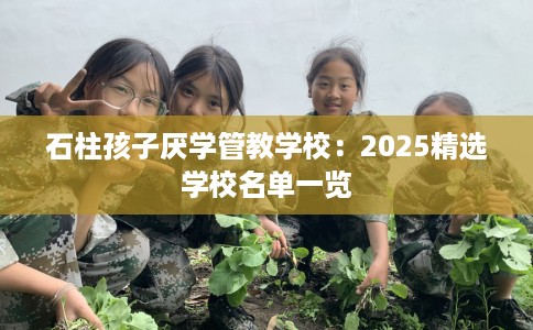 石柱孩子厌学管教学校：2025精选学校名单一览