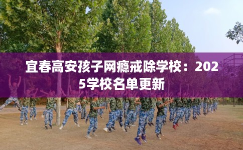 宜春高安孩子网瘾戒除学校：2025学校名单更新