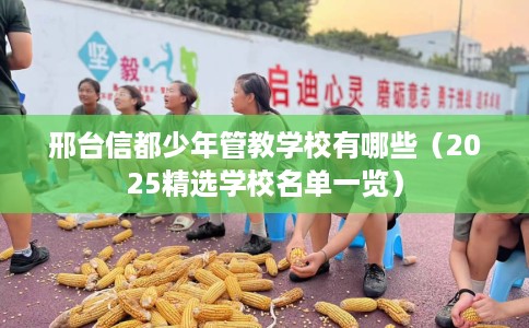 邢台信都少年管教学校有哪些（2025精选学校名单一览）
