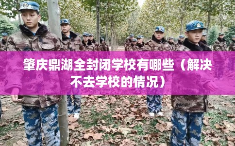 肇庆鼎湖全封闭学校有哪些（解决不去学校的情况）