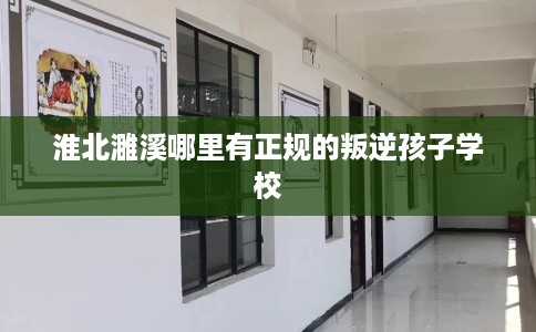 淮北濉溪哪里有正规的叛逆孩子学校
