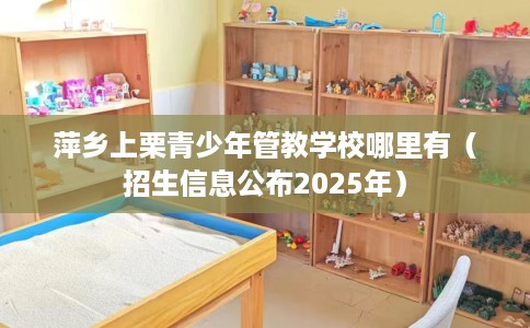 萍乡上栗青少年管教学校哪里有（招生信息公布2025年）