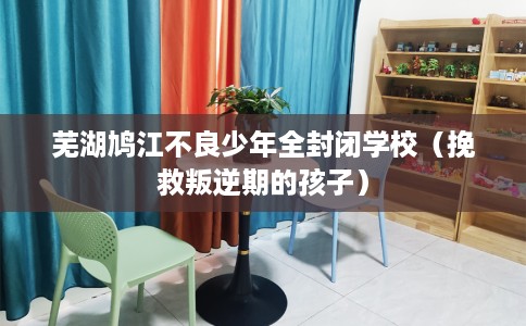 芜湖鸠江不良少年全封闭学校（挽救叛逆期的孩子）