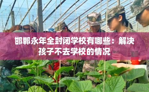 邯郸永年全封闭学校有哪些：解决孩子不去学校的情况