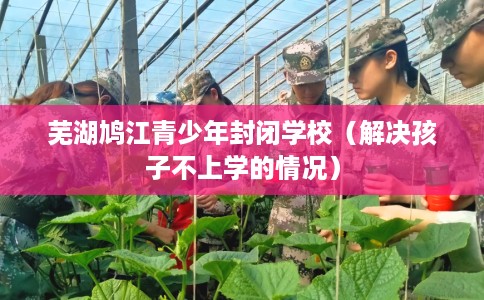 芜湖鸠江青少年封闭学校（解决孩子不上学的情况）