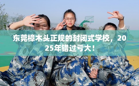 东莞樟木头正规的封闭式学校，2025年错过亏大！