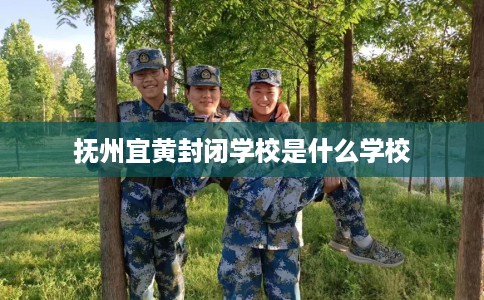 抚州宜黄封闭学校是什么学校
