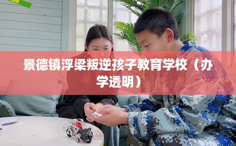 景德镇浮梁叛逆孩子教育学校（办学透明）