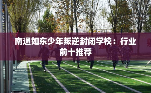 南通如东少年叛逆封闭学校：行业前十推荐