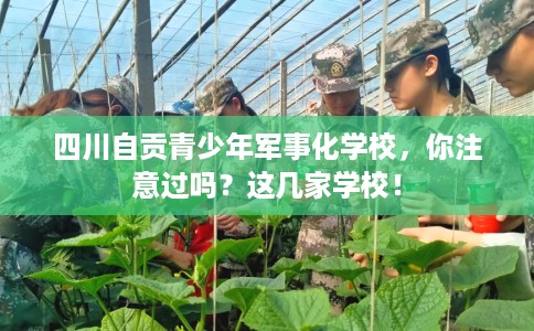 四川自贡青少年军事化学校，你注意过吗？这几家学校！