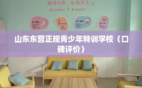 山东东营正规青少年特训学校（口碑评价）