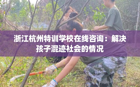 浙江杭州特训学校在线咨询：解决孩子混迹社会的情况