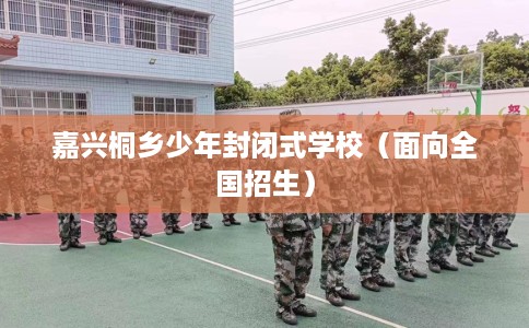 嘉兴桐乡少年封闭式学校（面向全国招生）