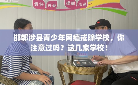 邯郸涉县青少年网瘾戒除学校，你注意过吗？这几家学校！