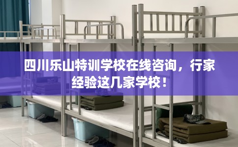 四川乐山特训学校在线咨询，行家经验这几家学校！