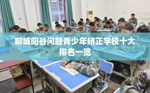 聊城阳谷问题青少年矫正学校十大排名一览
