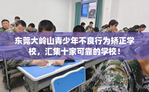 东莞大岭山青少年不良行为矫正学校，汇集十家可靠的学校！