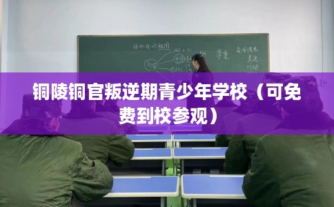 铜陵铜官叛逆期青少年学校（可免费到校参观）