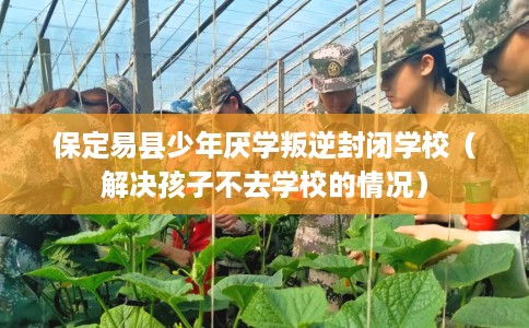 保定易县少年厌学叛逆封闭学校（解决孩子不去学校的情况）