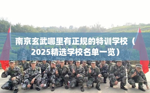 南京玄武哪里有正规的特训学校（2025精选学校名单一览）
