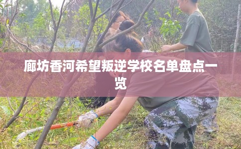 廊坊香河希望叛逆学校名单盘点一览