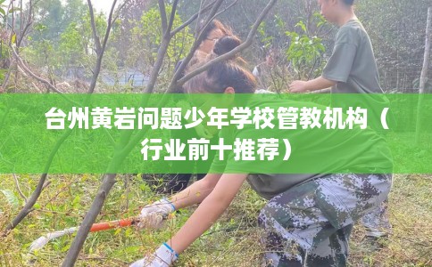 台州黄岩问题少年学校管教机构（行业前十推荐）
