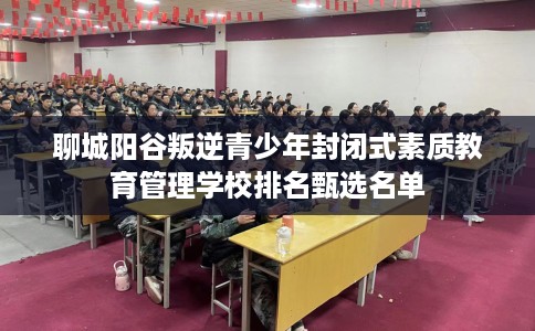聊城阳谷叛逆青少年封闭式素质教育管理学校排名甄选名单