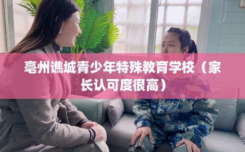 亳州谯城青少年特殊教育学校（家长认可度很高）