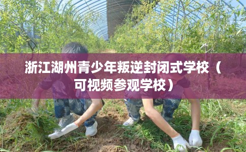 浙江湖州青少年叛逆封闭式学校（可视频参观学校）