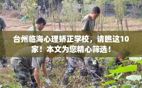 台州临海心理矫正学校，请瞧这10家！本文为您精心筛选！